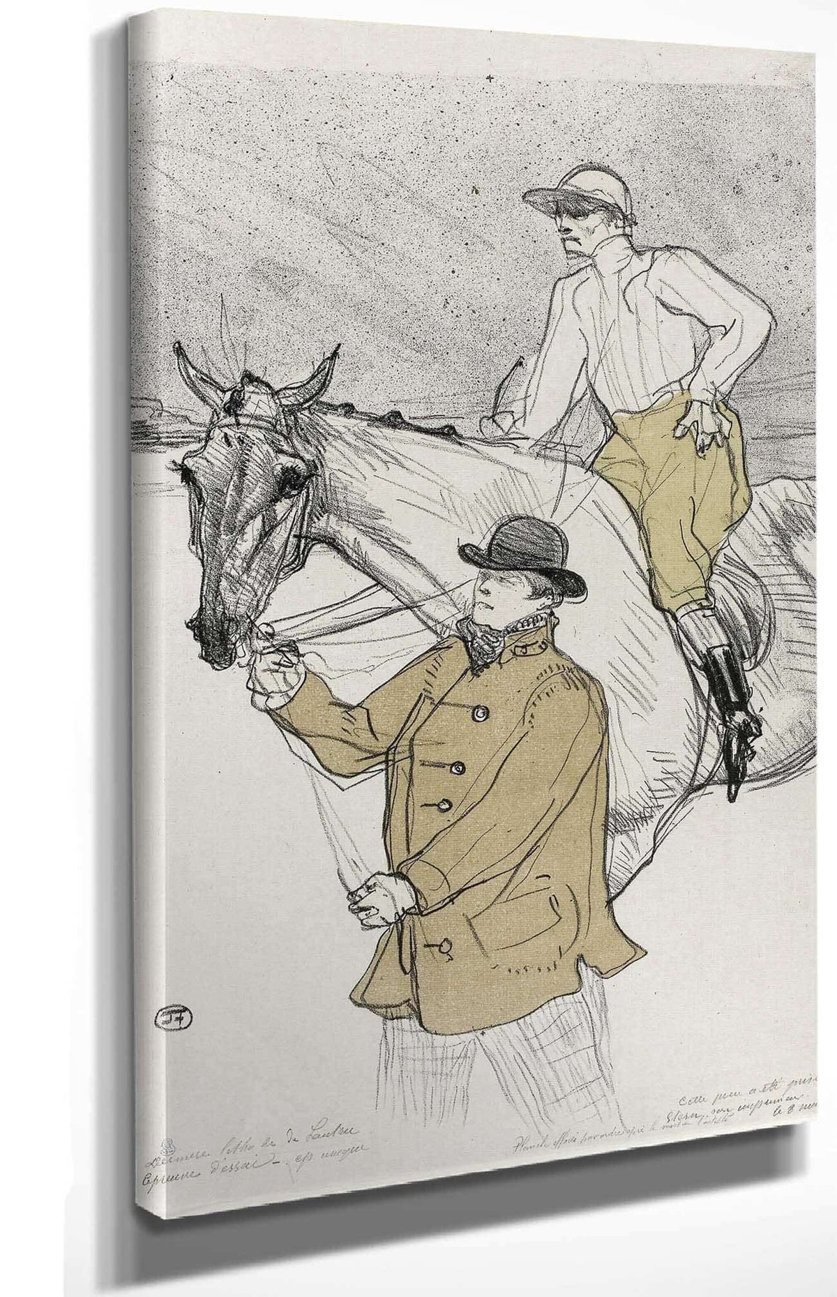 The Jockey Going To The Post by Henri De Toulouse Lautrec Posters, Prints, & Visual Artwork