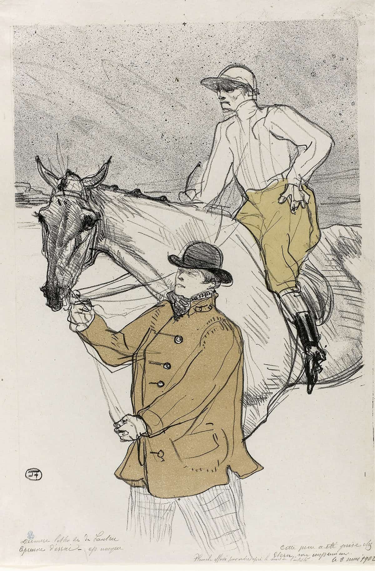 The Jockey Going To The Post by Henri De Toulouse Lautrec Posters, Prints, & Visual Artwork