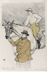 The Jockey Going To The Post by Henri De Toulouse Lautrec Posters, Prints, & Visual Artwork