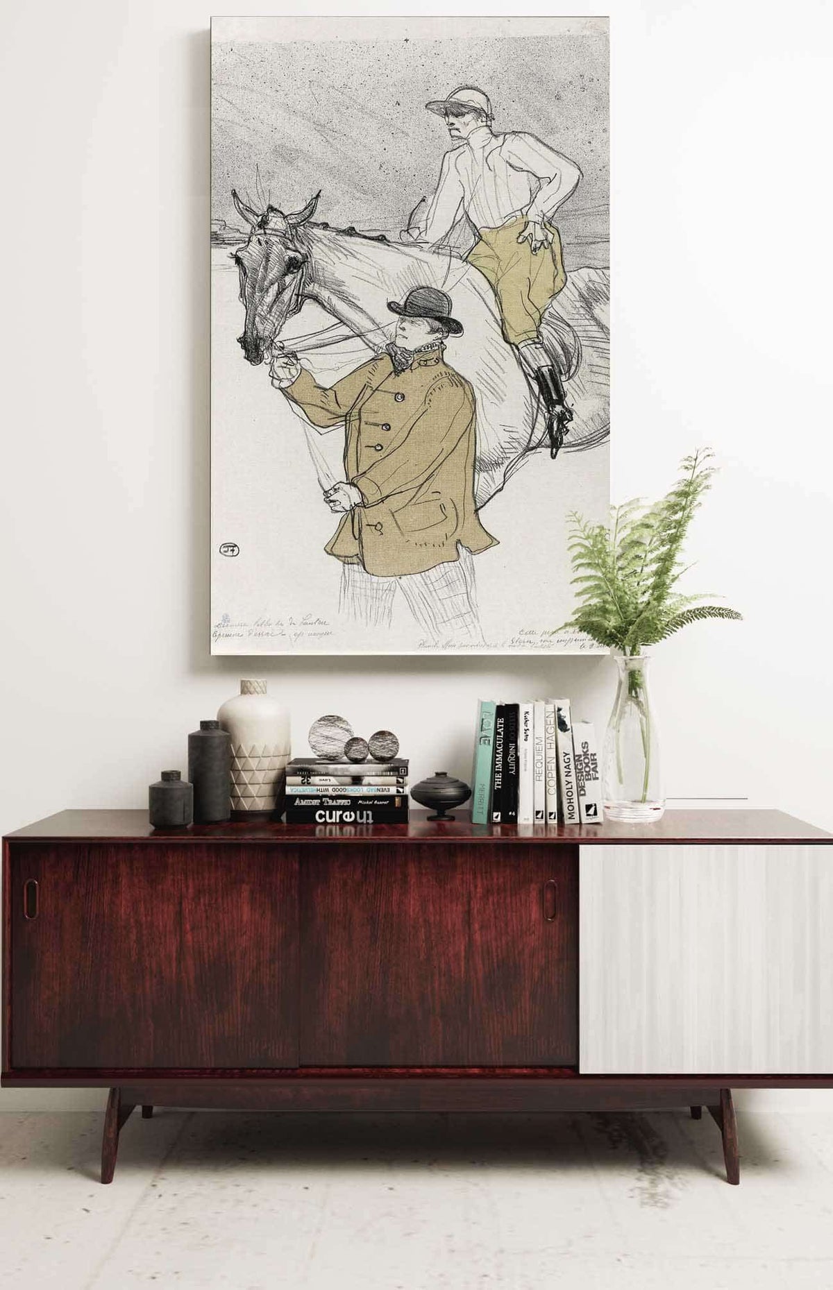 The Jockey Going To The Post by Henri De Toulouse Lautrec Posters, Prints, & Visual Artwork