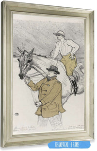The Jockey Going To The Post by Henri De Toulouse Lautrec Posters, Prints, & Visual Artwork