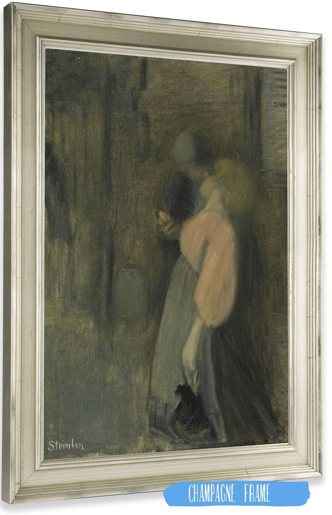 The Kiss by Theophile Alexandre Steinlen Posters, Prints, & Visual Artwork