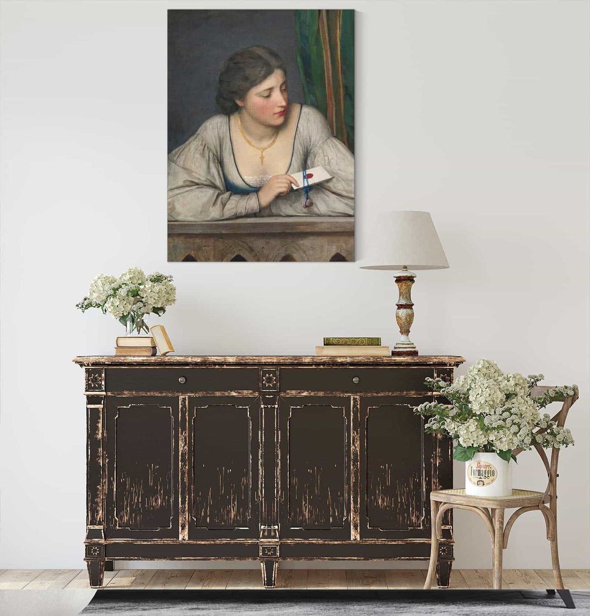 The Love Letter by Eugen Von Blaas Posters, Prints, & Visual Artwork