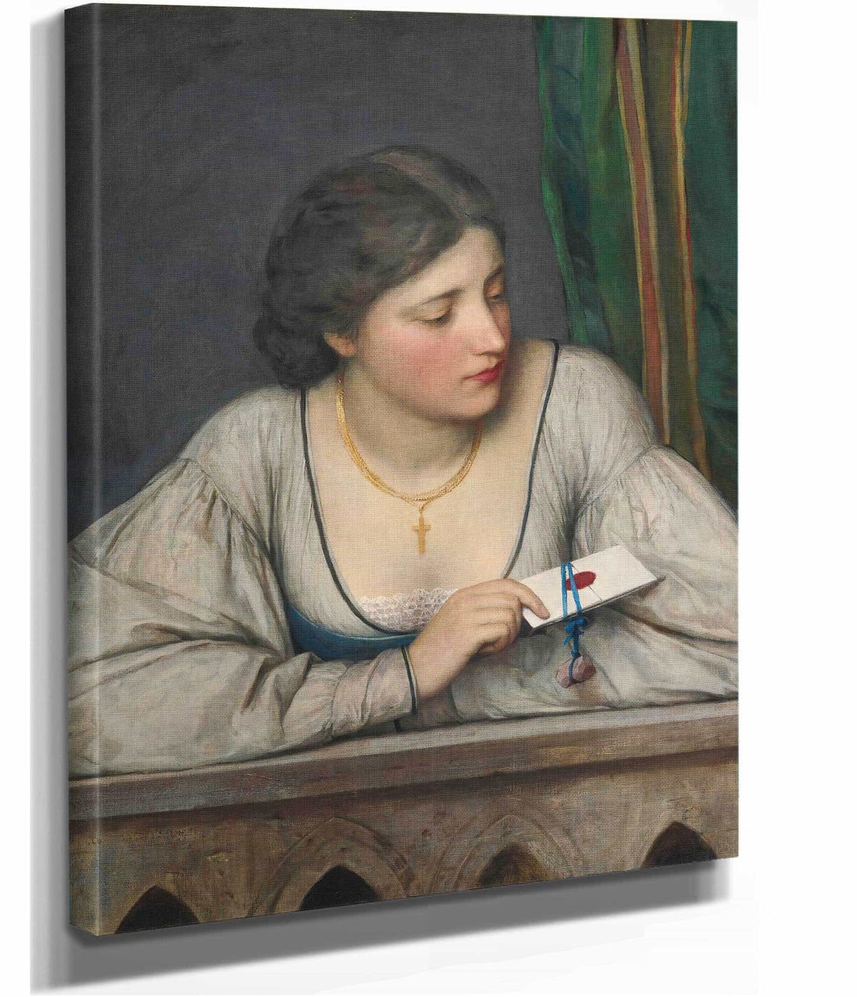 The Love Letter by Eugen Von Blaas Posters, Prints, & Visual Artwork