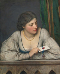 The Love Letter by Eugen Von Blaas Posters, Prints, & Visual Artwork