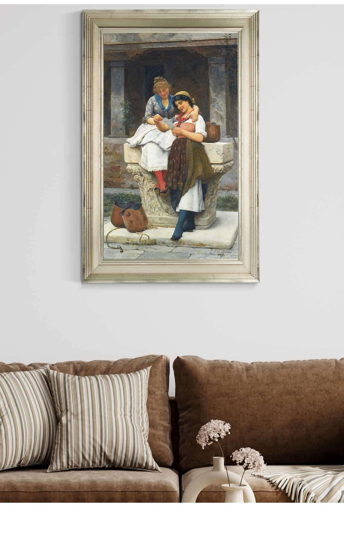 The Love Letter by Eugen Von Blaas Posters, Prints, & Visual Artwork