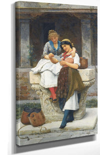 The Love Letter by Eugen Von Blaas Posters, Prints, & Visual Artwork