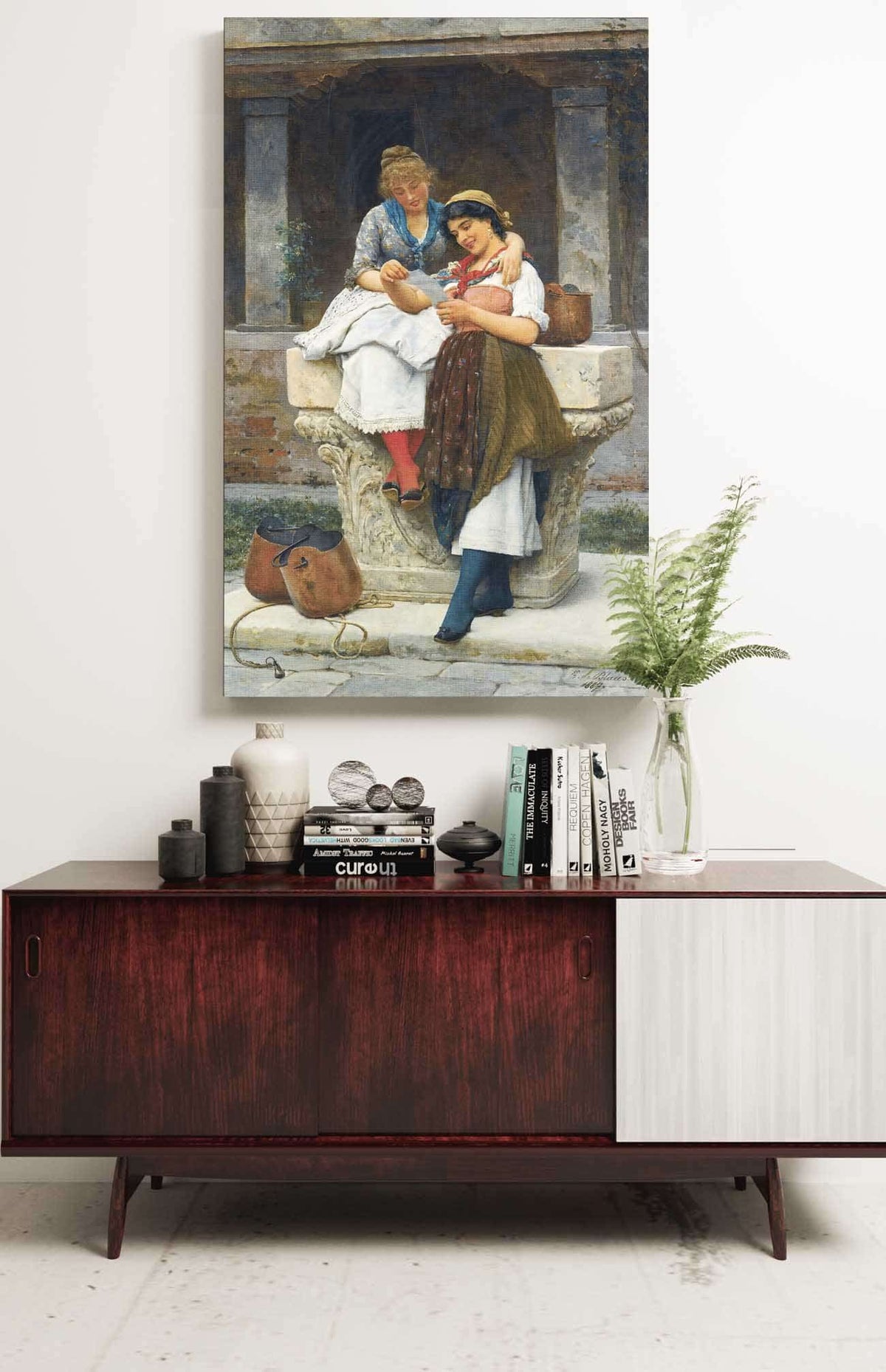 The Love Letter by Eugen Von Blaas Posters, Prints, & Visual Artwork