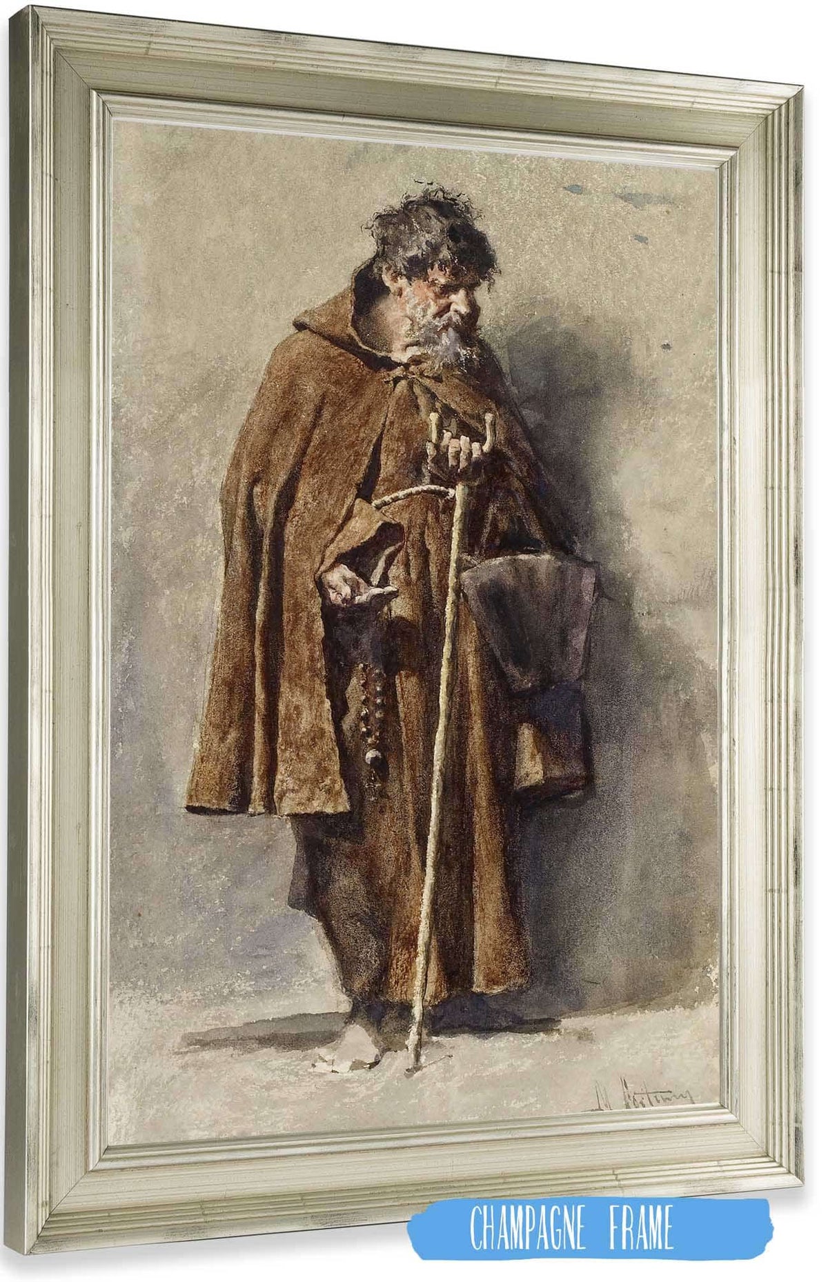 The Mendicant by Mariano Fortuny Marsal Posters, Prints, & Visual Artwork