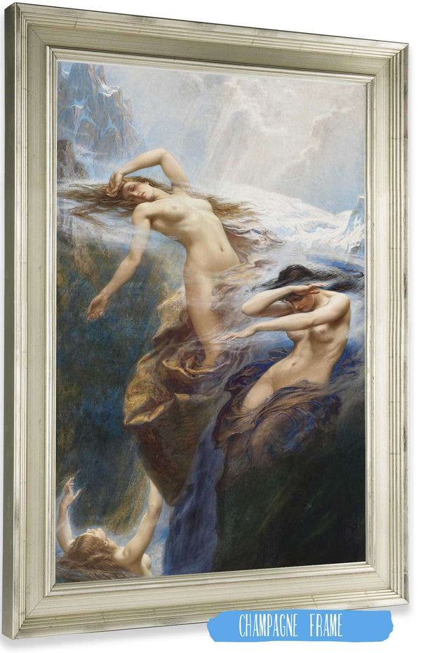 The Mountain Mists by Herbert James Draper Posters, Prints, & Visual Artwork