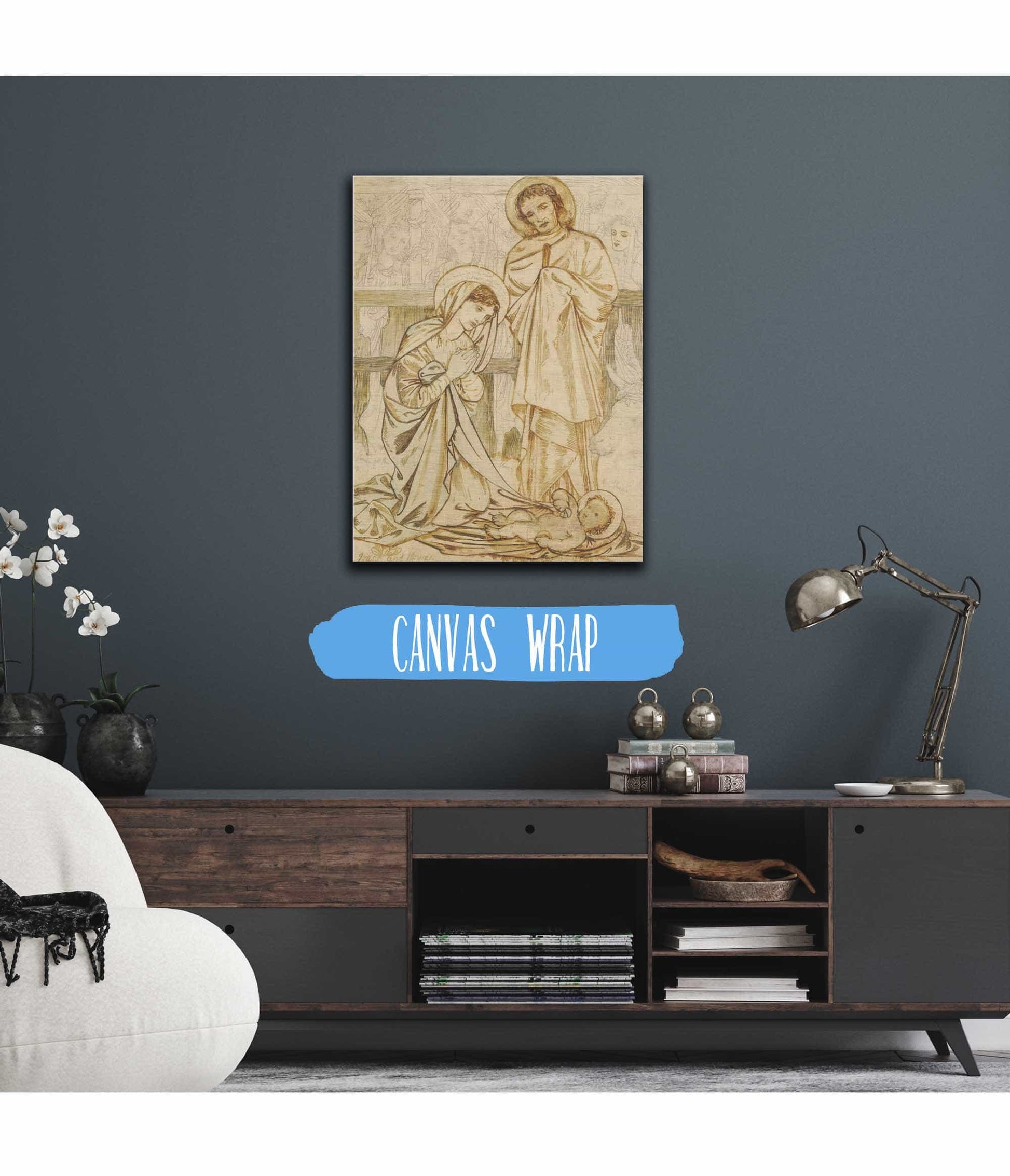 The Nativity by Sir Edward Coley Burne Jones Posters, Prints, & Visual Artwork