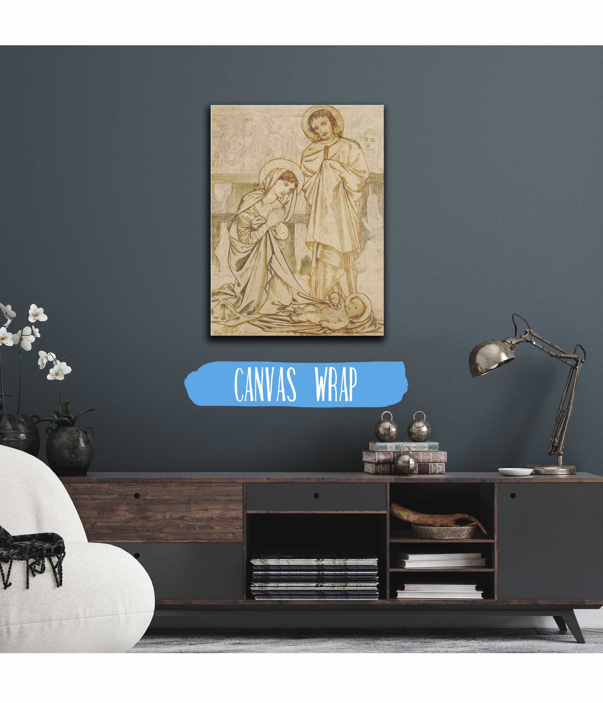 The Nativity by Sir Edward Coley Burne Jones Posters, Prints, & Visual Artwork