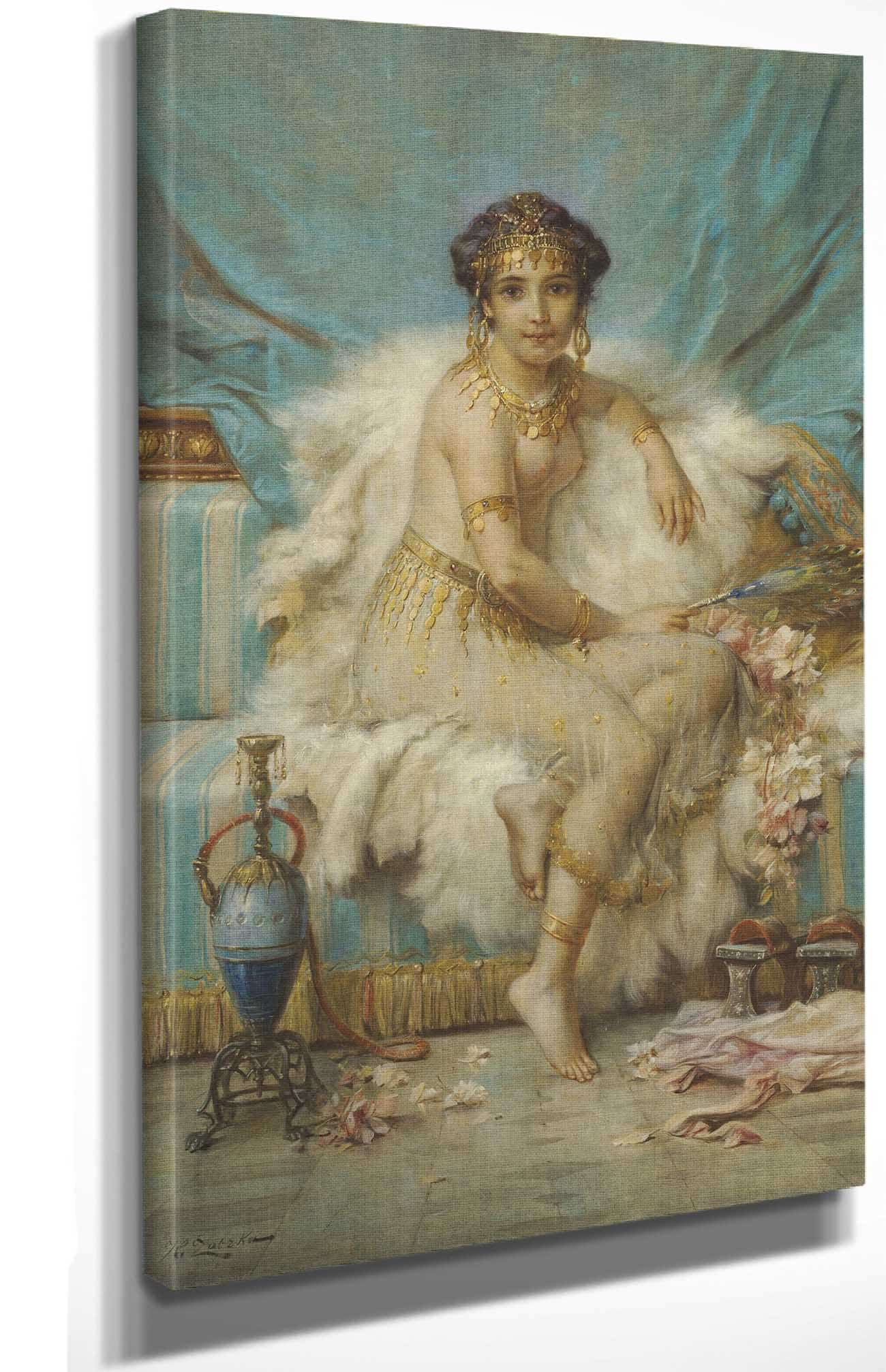 The Odalisque by Hans Zatzka Posters, Prints, & Visual Artwork
