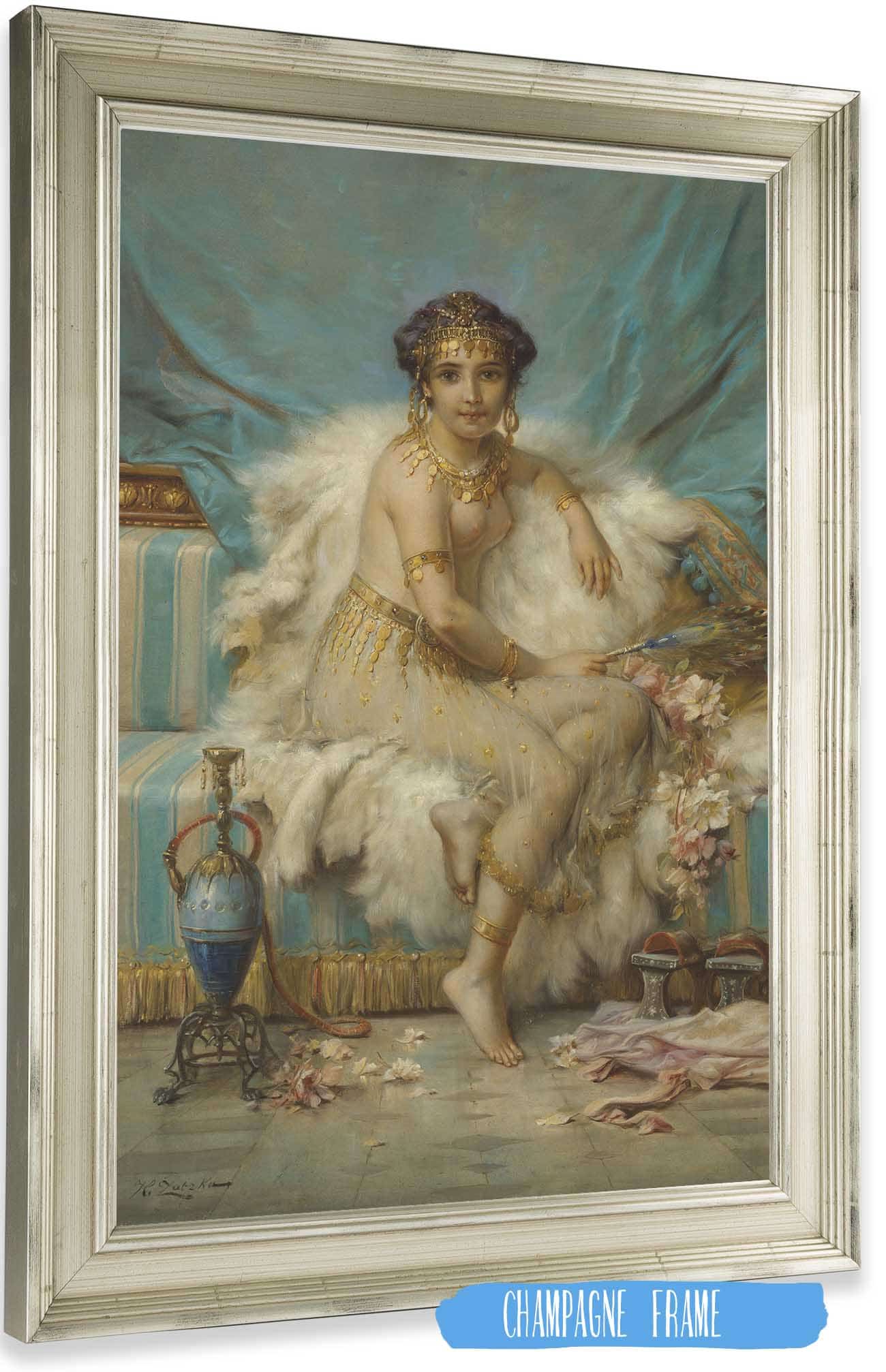 The Odalisque by Hans Zatzka Posters, Prints, & Visual Artwork