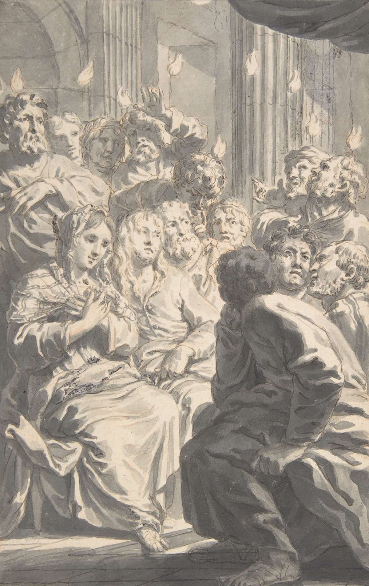 The Pentecost by Gerard De Lairesse Posters, Prints, & Visual Artwork