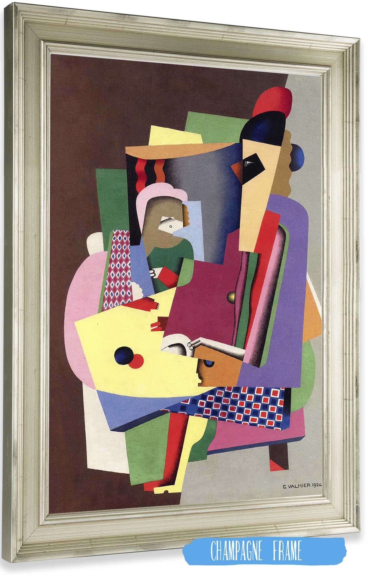 The Piano Lesson by Georges Valmier Posters, Prints, & Visual Artwork