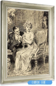 The Proposal by Charles Dana Gibson Posters, Prints, & Visual Artwork