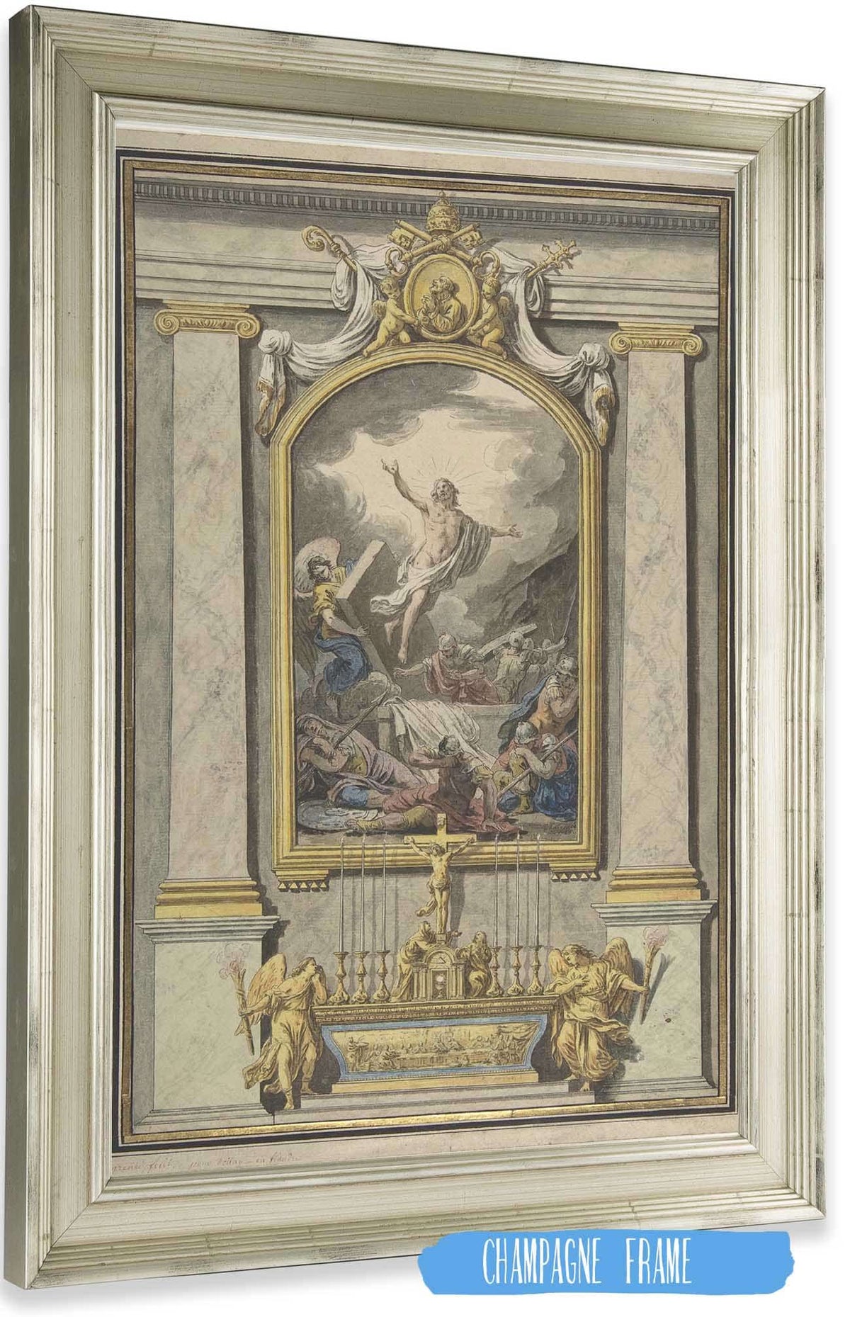 The Resurrection by Louis Jean Francois Lagrenee Posters, Prints, & Visual Artwork