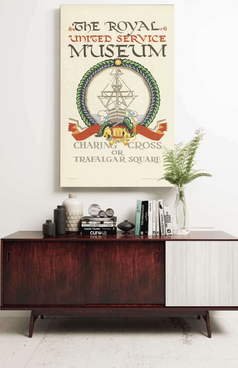 The Royal United Service Museum For London Underground by Edward Mcknight Kauffer Posters, Prints, & Visual Artwork