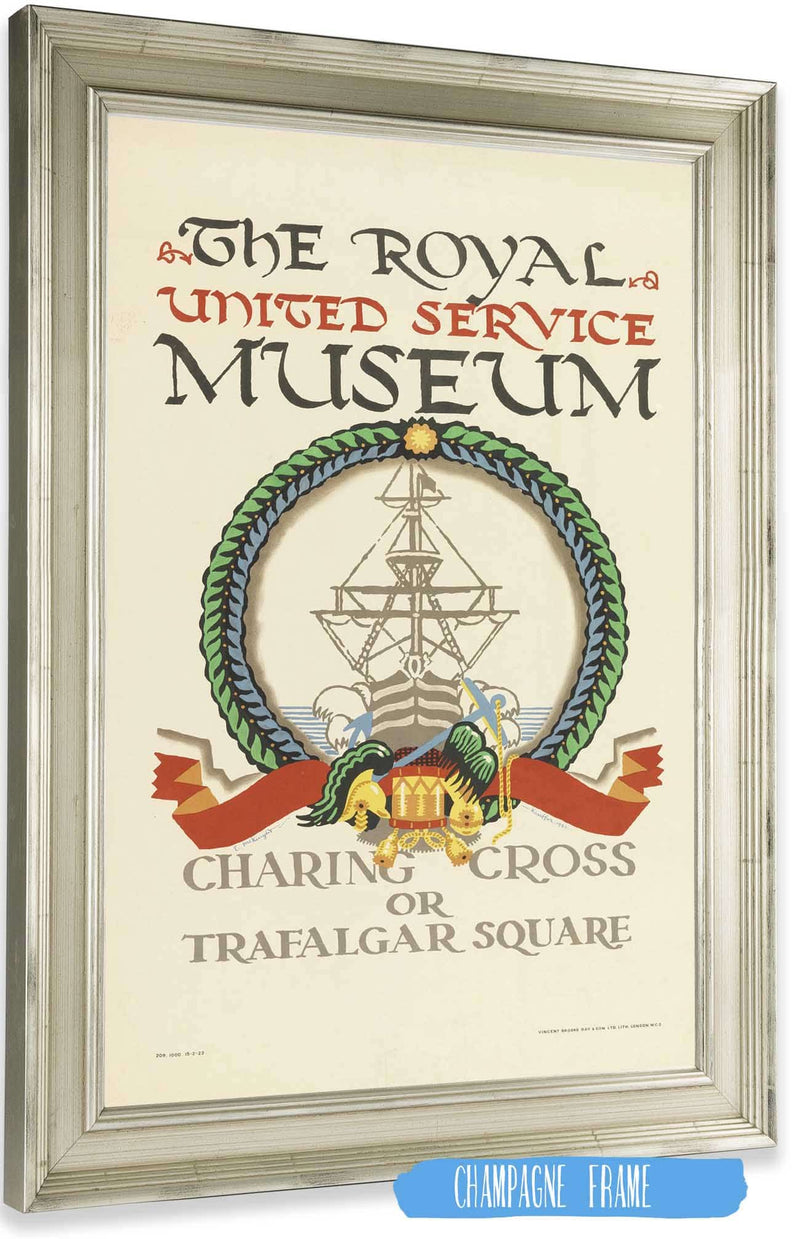 The Royal United Service Museum For London Underground by Edward Mcknight Kauffer Posters, Prints, & Visual Artwork