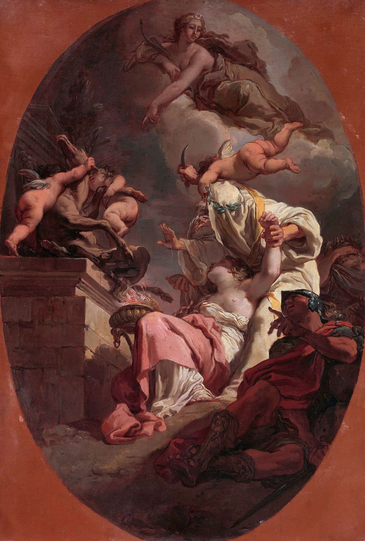 The Sacrifice Of Iphigenia by Gaetano Gandolfi Posters, Prints, & Visual Artwork