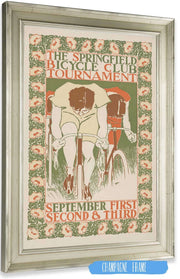 The Springfield Bicycle Club Tournament by Will Bradley Posters, Prints, & Visual Artwork