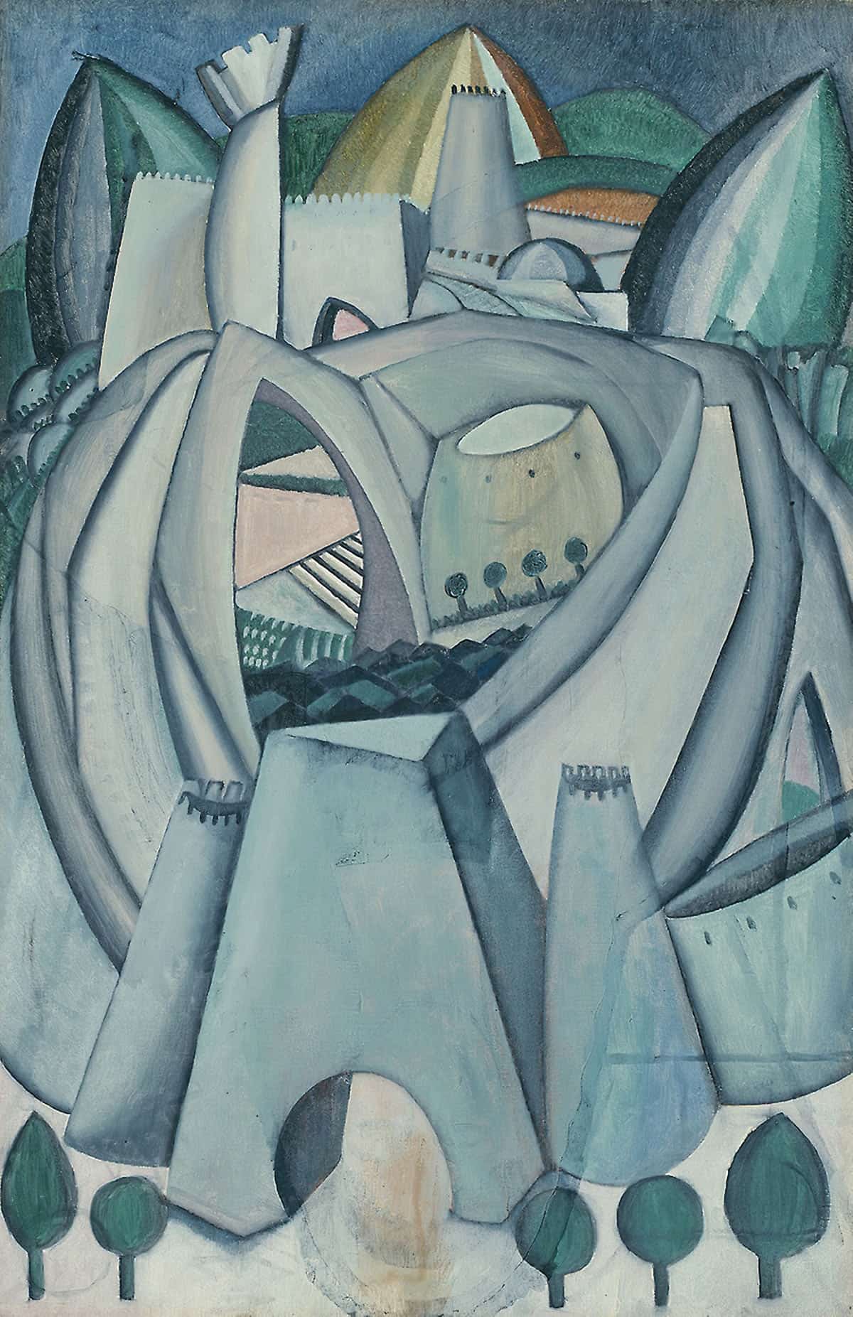 The Stronghold by Amadeo De Souza Cardoso Posters, Prints, & Visual Artwork