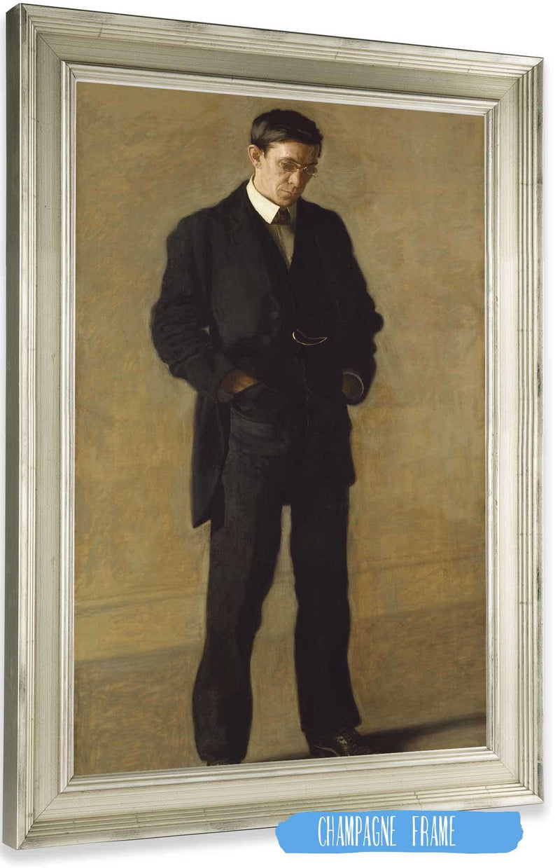 The Thinker Portrait Of Louis N Kenton by Thomas Eakins Posters, Prints, & Visual Artwork