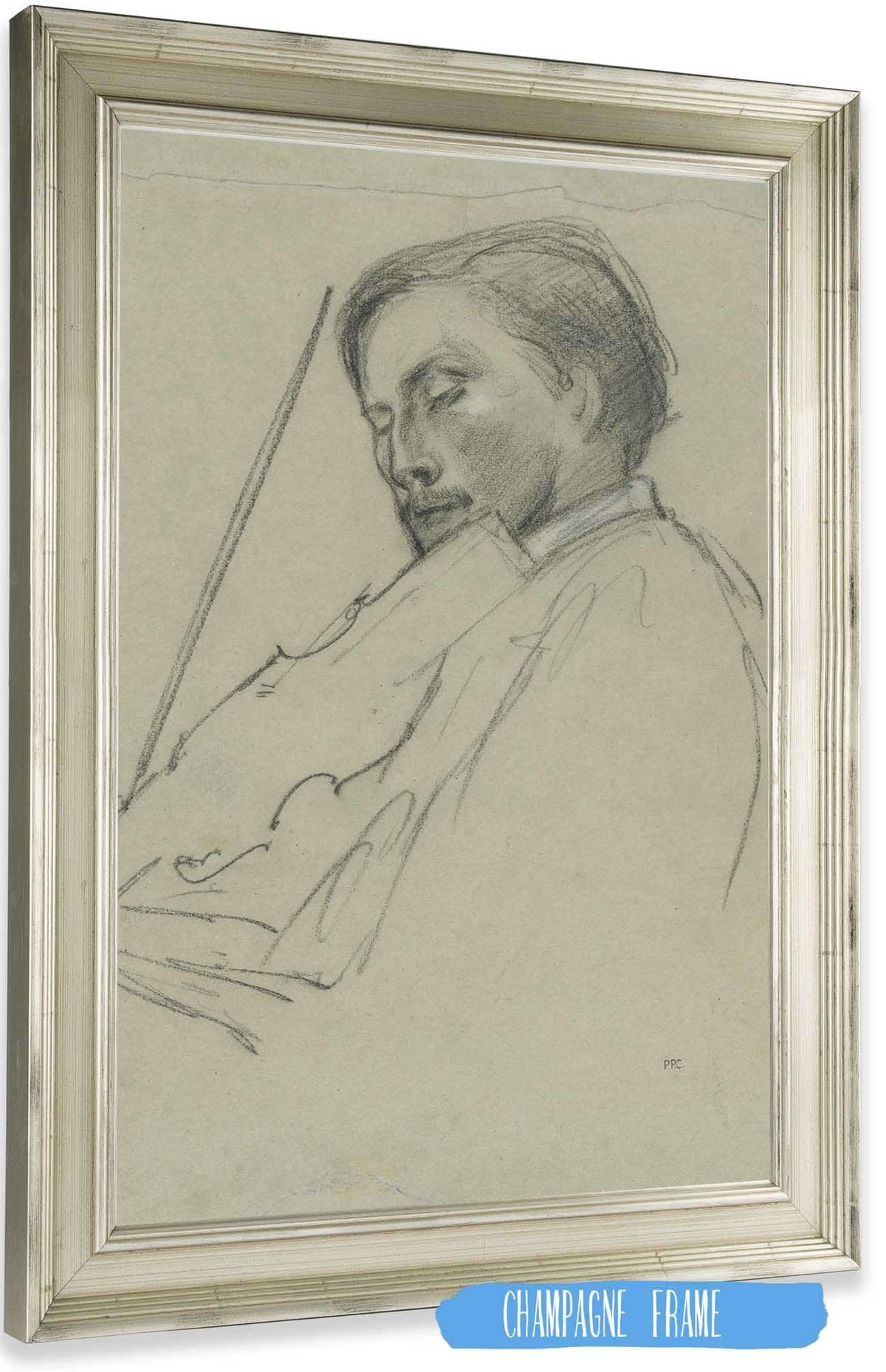 The Violinist by Pierre Puvis De Chavannes Posters, Prints, & Visual Artwork