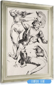 Theseus And Ariadne by Lovis Corinth Posters, Prints, & Visual Artwork