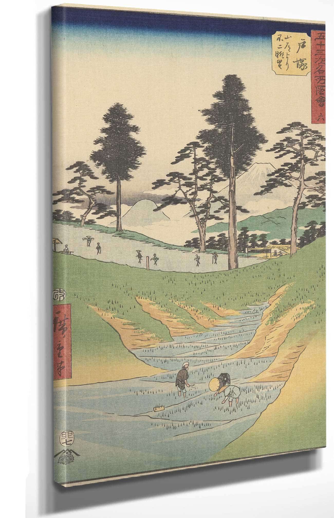Totsuka   by Ando Hiroshige Posters, Prints, & Visual Artwork