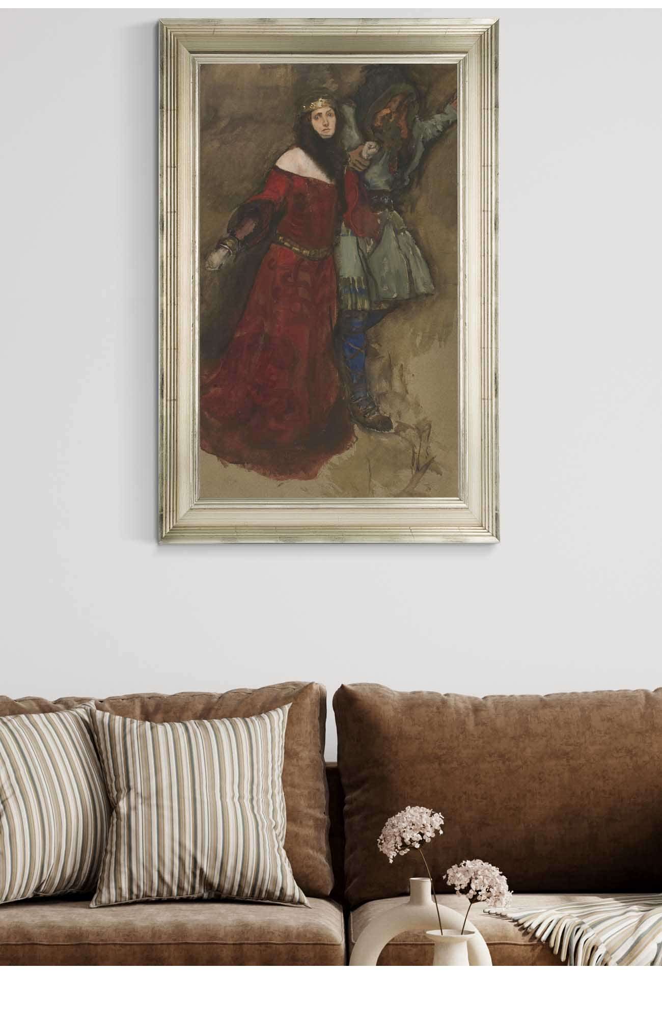 Unidentified Scene From Hamlet Or Macbeth by Edwin Austin Abbey Posters, Prints, & Visual Artwork