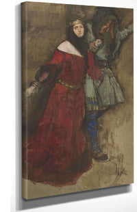 Unidentified Scene From Hamlet Or Macbeth by Edwin Austin Abbey Posters, Prints, & Visual Artwork