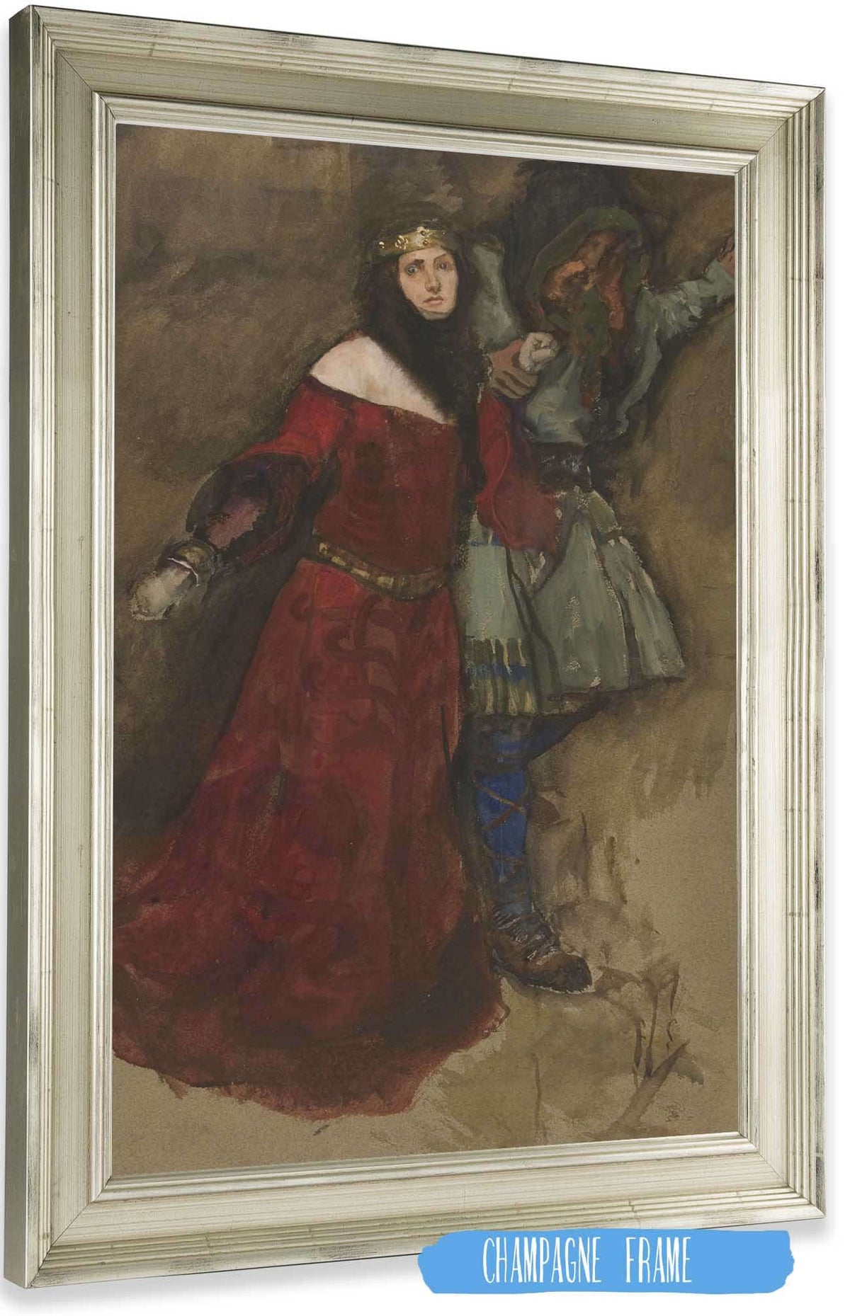 Unidentified Scene From Hamlet Or Macbeth by Edwin Austin Abbey Posters, Prints, & Visual Artwork