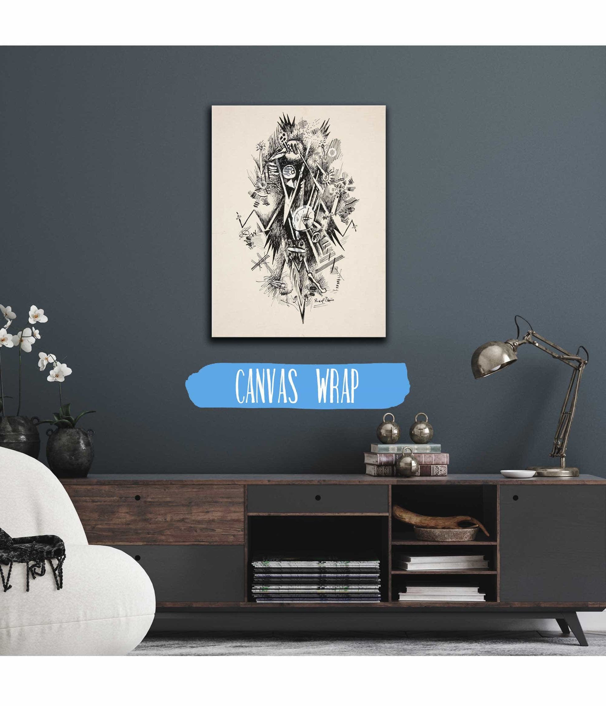 Untitled Abstract Forms  by Rudolf Bauer Posters, Prints, & Visual Artwork