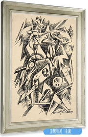 Untitled Abstract Forms  by Rudolf Bauer Posters, Prints, & Visual Artwork