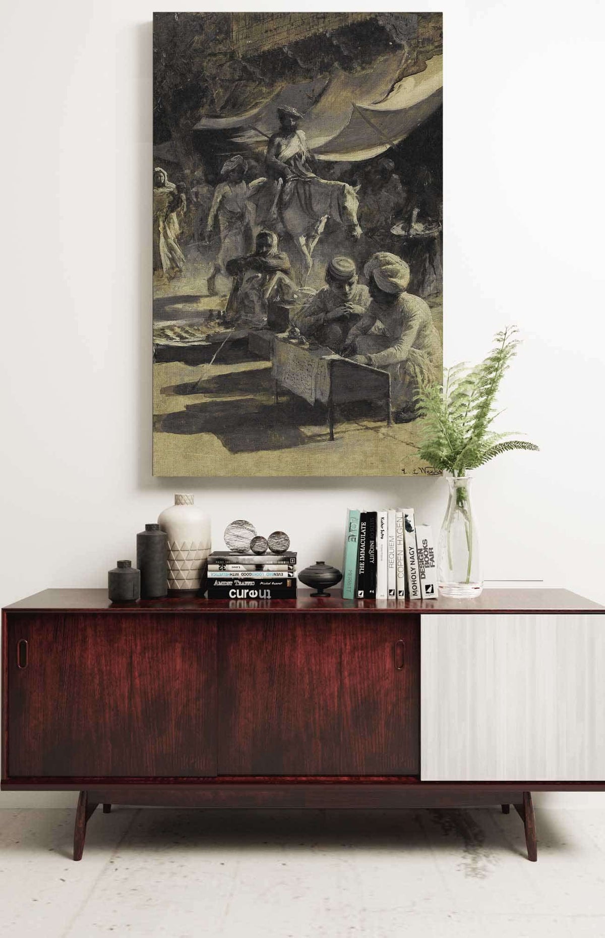 Untitled Street Life S by Edwin Lord Weeks Posters, Prints, & Visual Artwork