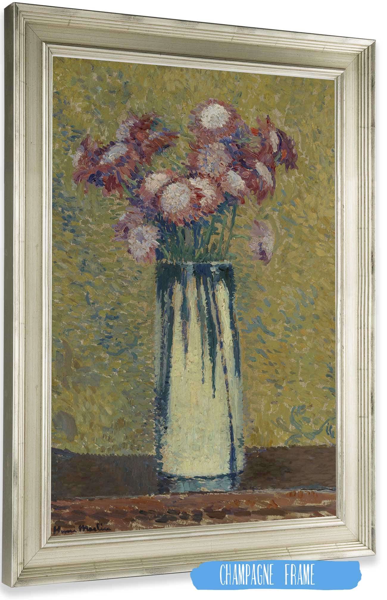 Vase De Fleurs by Henri Martin Posters, Prints, & Visual Artwork