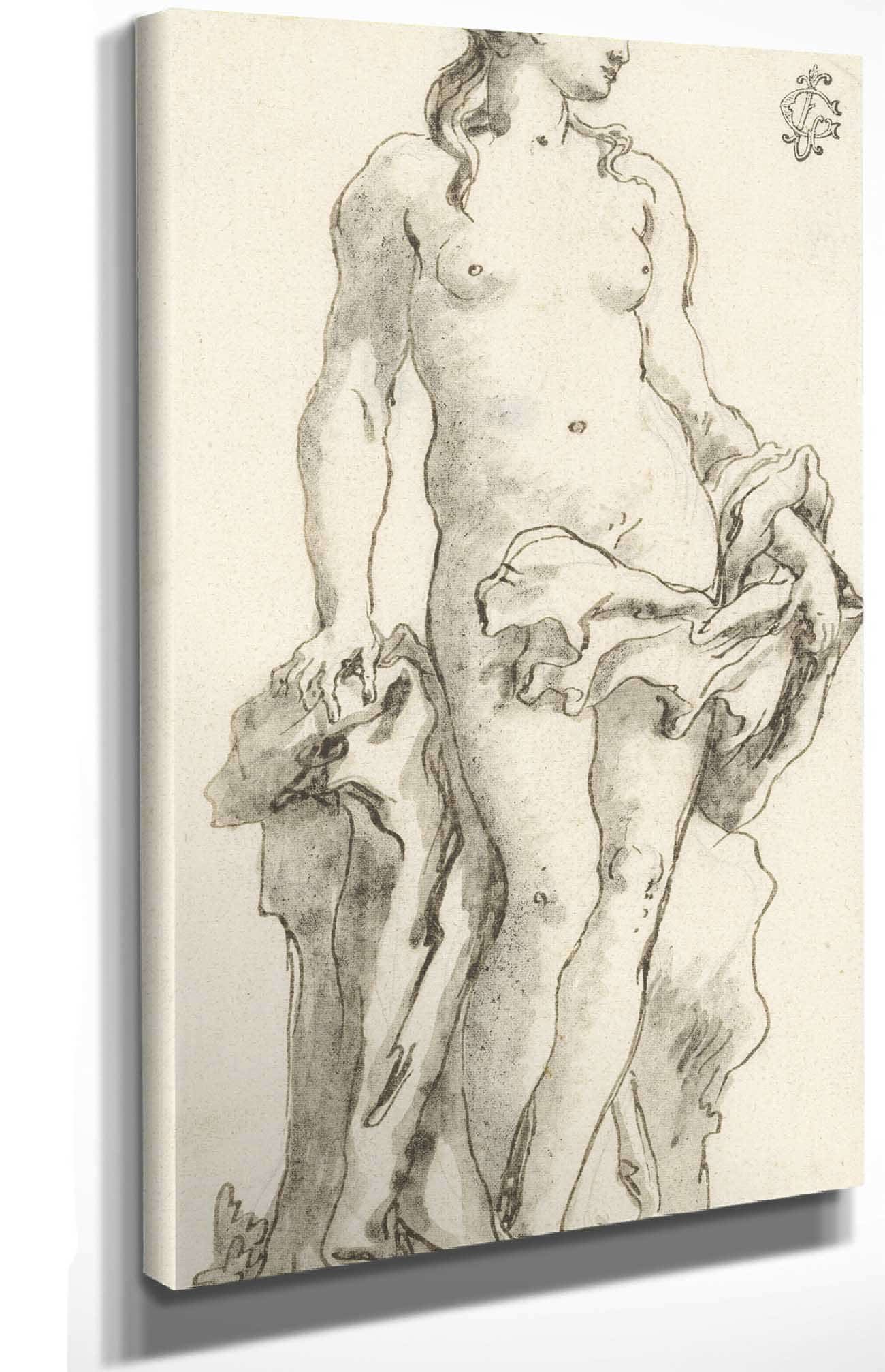 Venus Mid Th Early Th Century by Giovanni Domenico Tiepolo Posters, Prints, & Visual Artwork