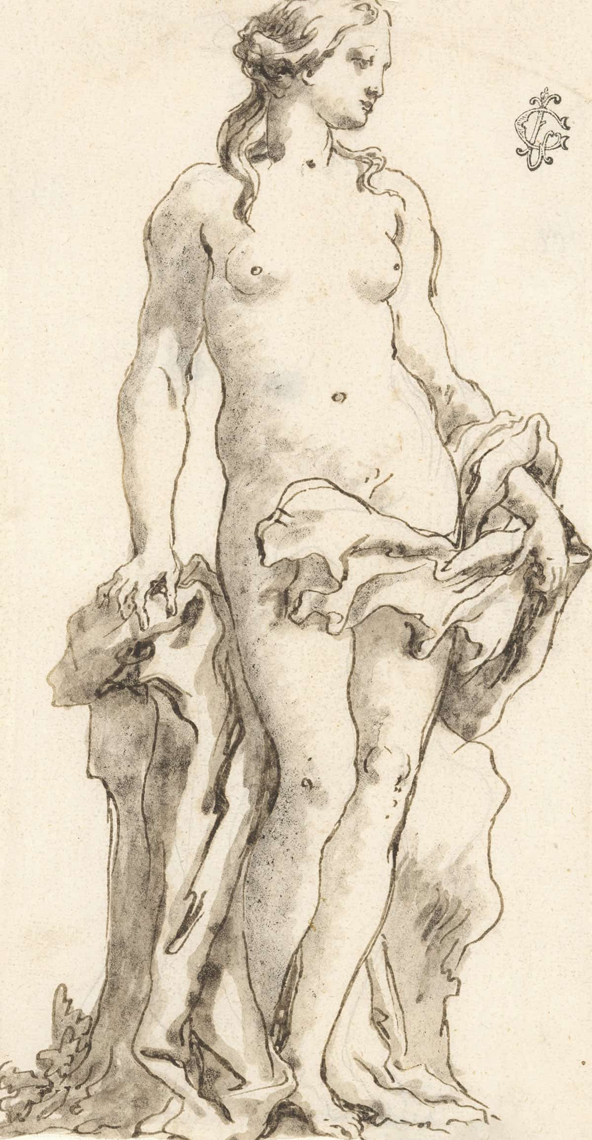 Venus Mid Th Early Th Century by Giovanni Domenico Tiepolo Posters, Prints, & Visual Artwork