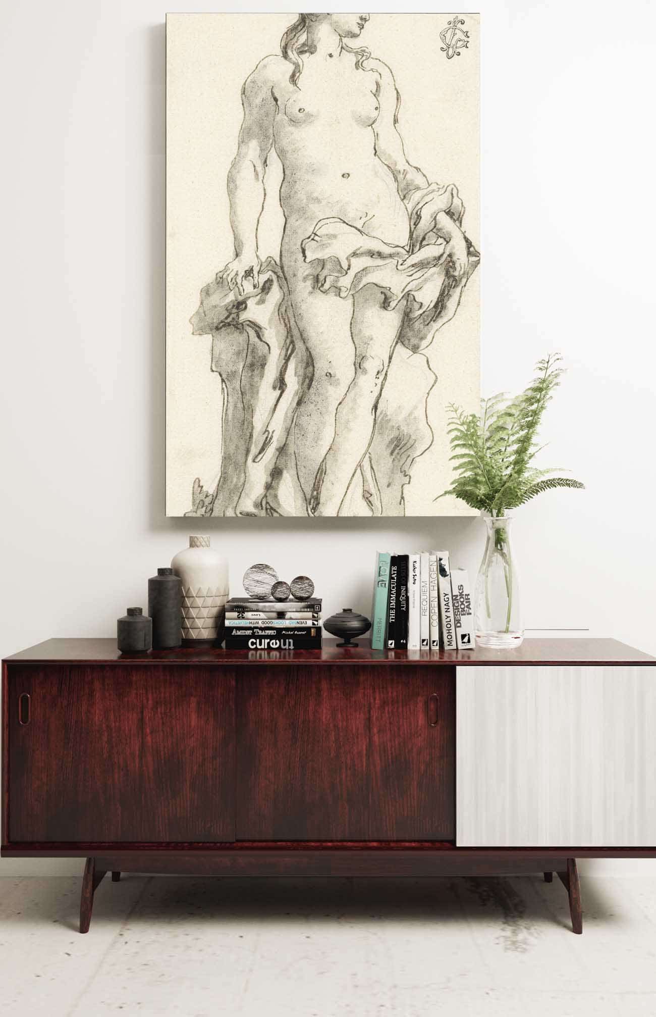 Venus Mid Th Early Th Century by Giovanni Domenico Tiepolo Posters, Prints, & Visual Artwork
