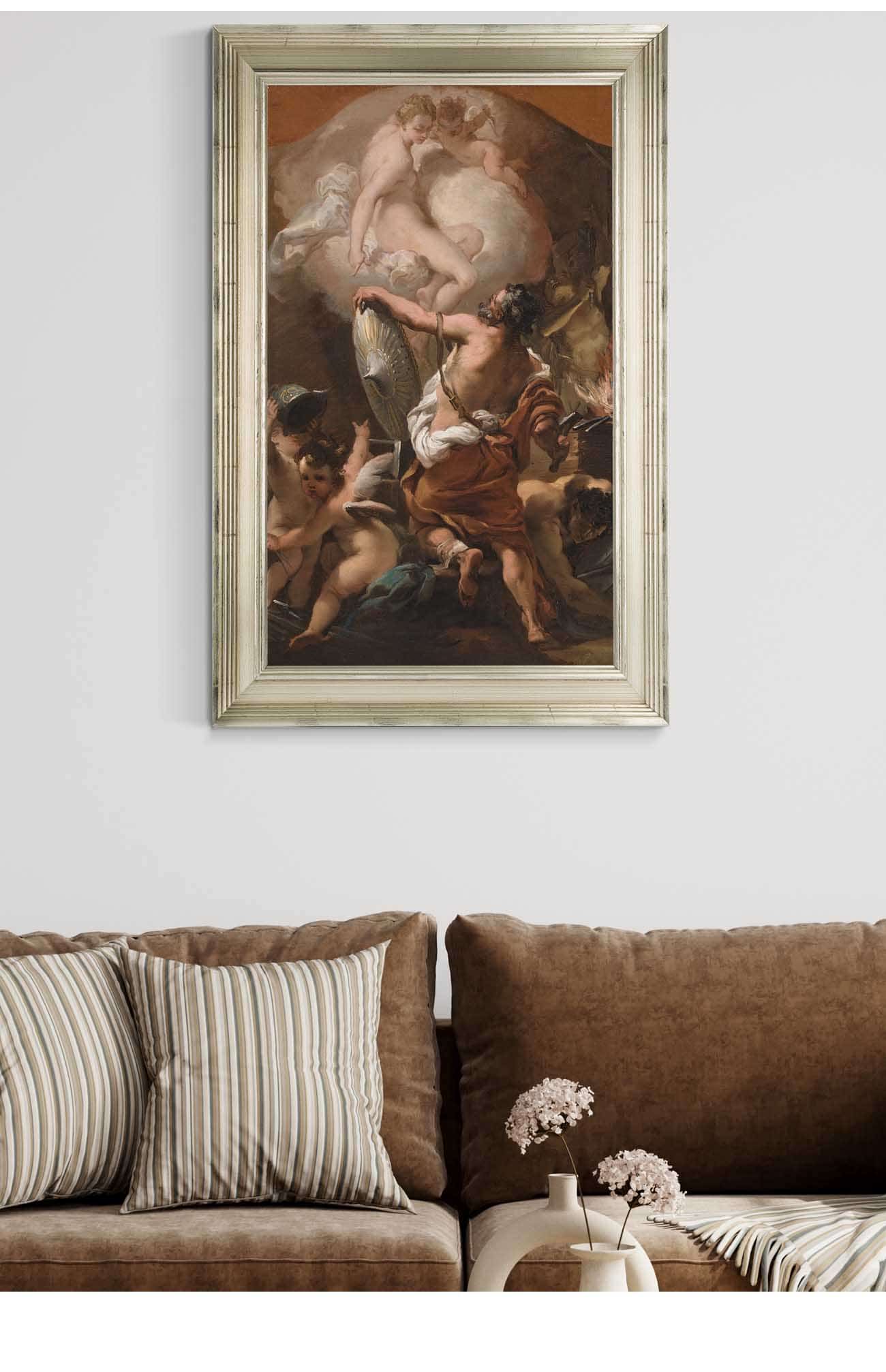 Venus Ordering Armor For Aeneas At Vulcans Forge by Gaetano Gandolfi Posters, Prints, & Visual Artwork