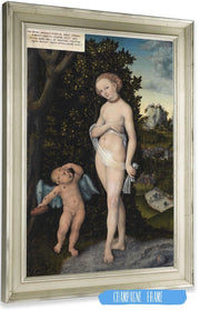 Venus With Cupid Stealing Honey by Lucas Cranach The Elder Posters, Prints, & Visual Artwork
