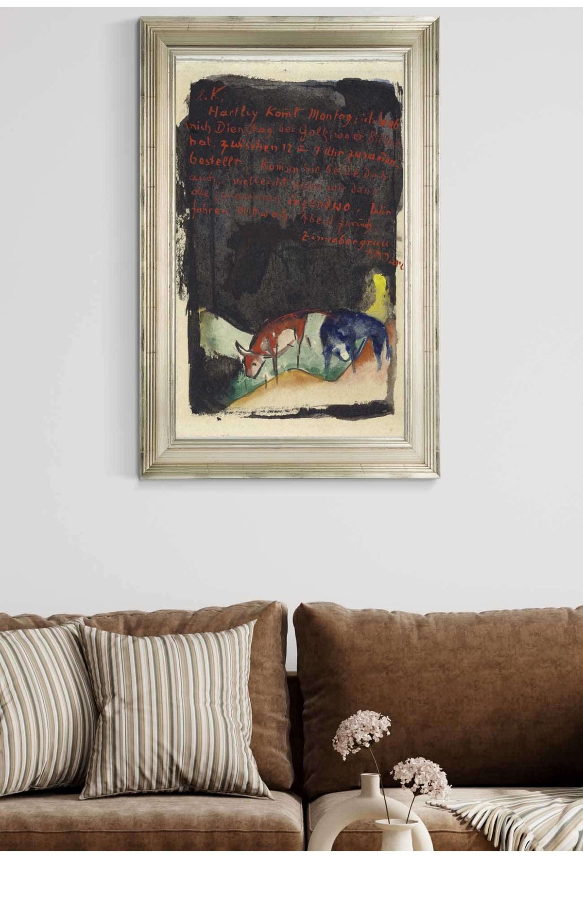 Vermilion by Franz Marc Posters, Prints, & Visual Artwork