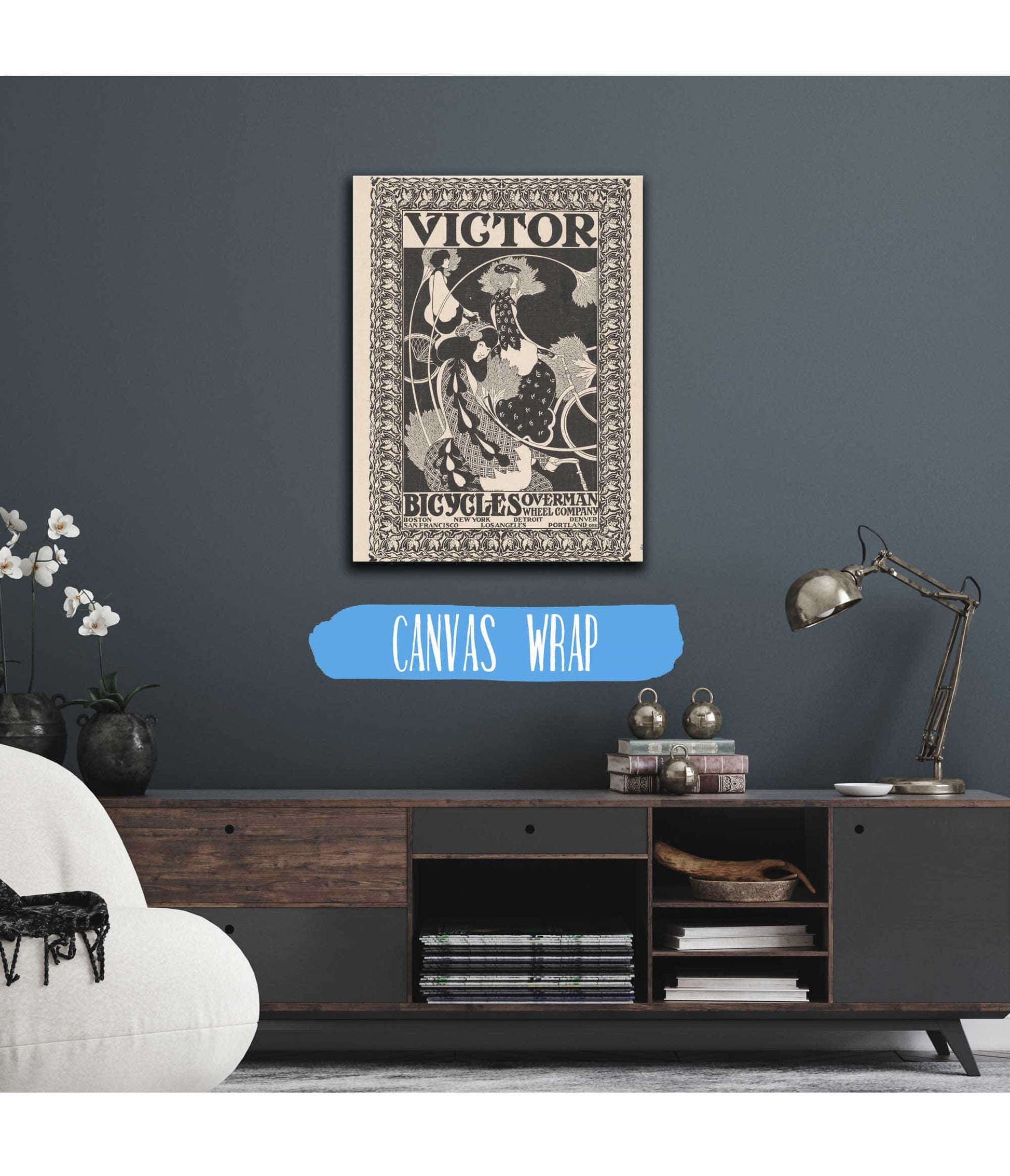 Victor Bicycles  by Will Bradley Posters, Prints, & Visual Artwork