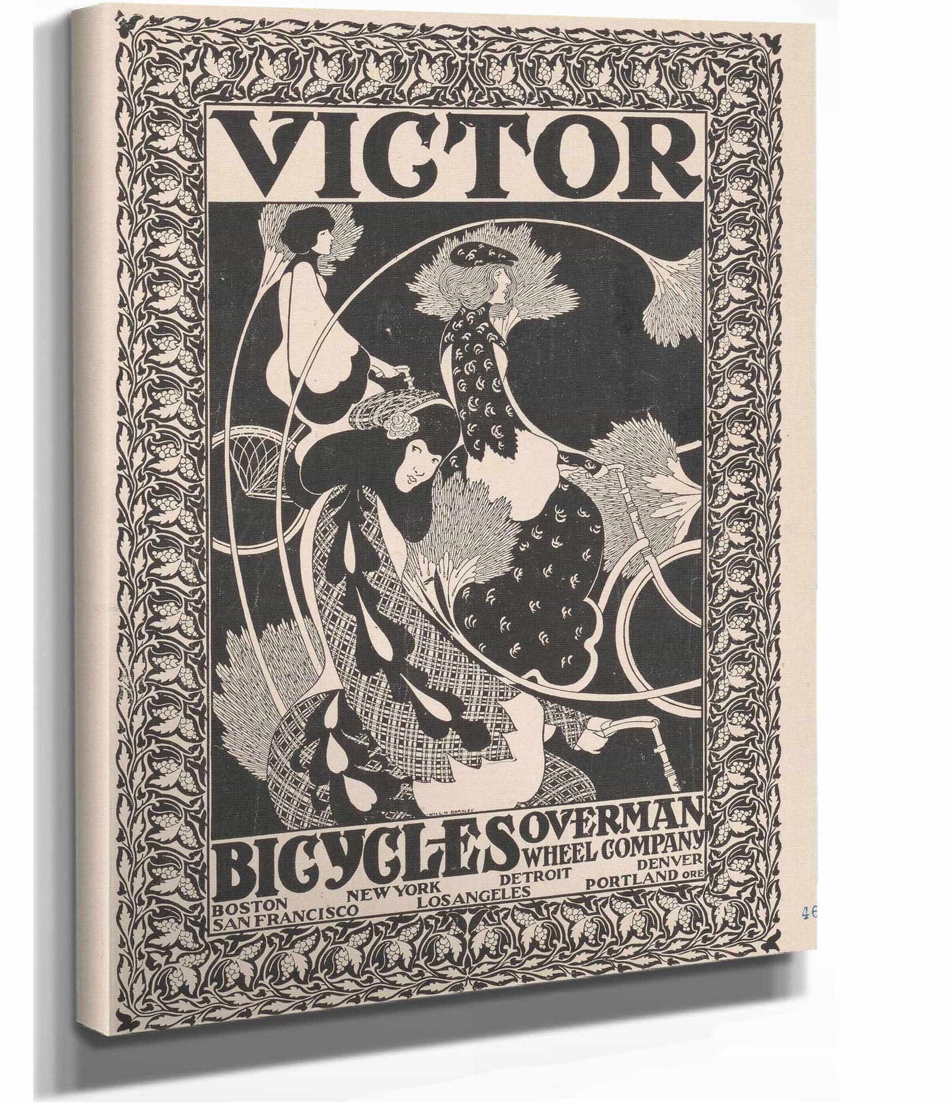 Victor Bicycles  by Will Bradley Posters, Prints, & Visual Artwork
