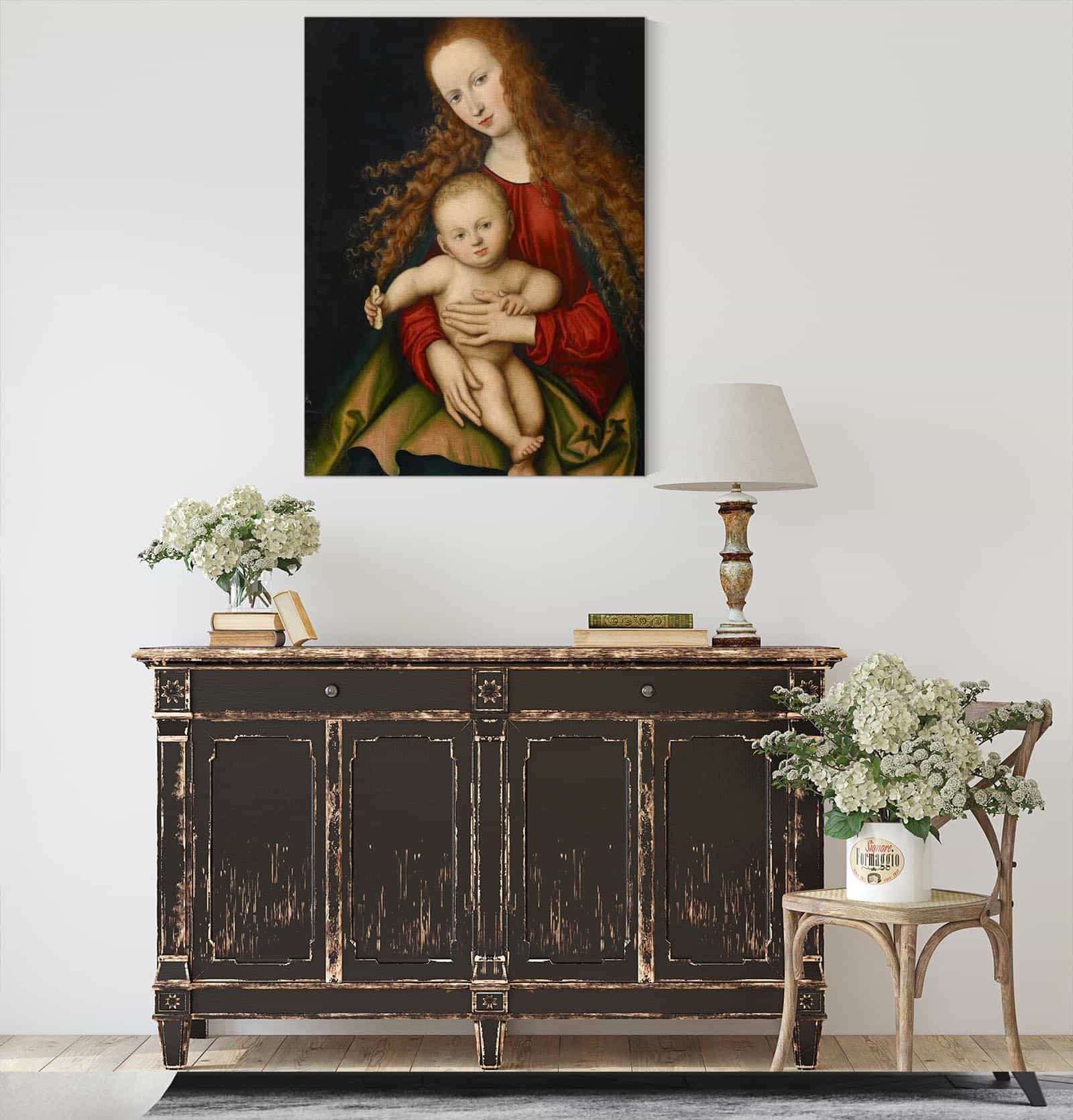Virgin And Child by Lucas Cranach The Elder Posters, Prints, & Visual Artwork