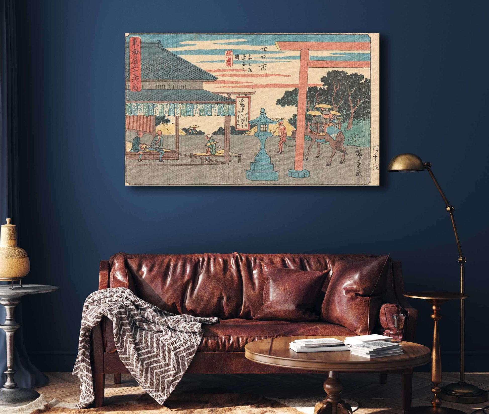Yokkaichi   by Ando Hiroshige Posters, Prints, & Visual Artwork