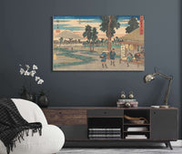 Yoshiwara   by Ando Hiroshige Posters, Prints, & Visual Artwork