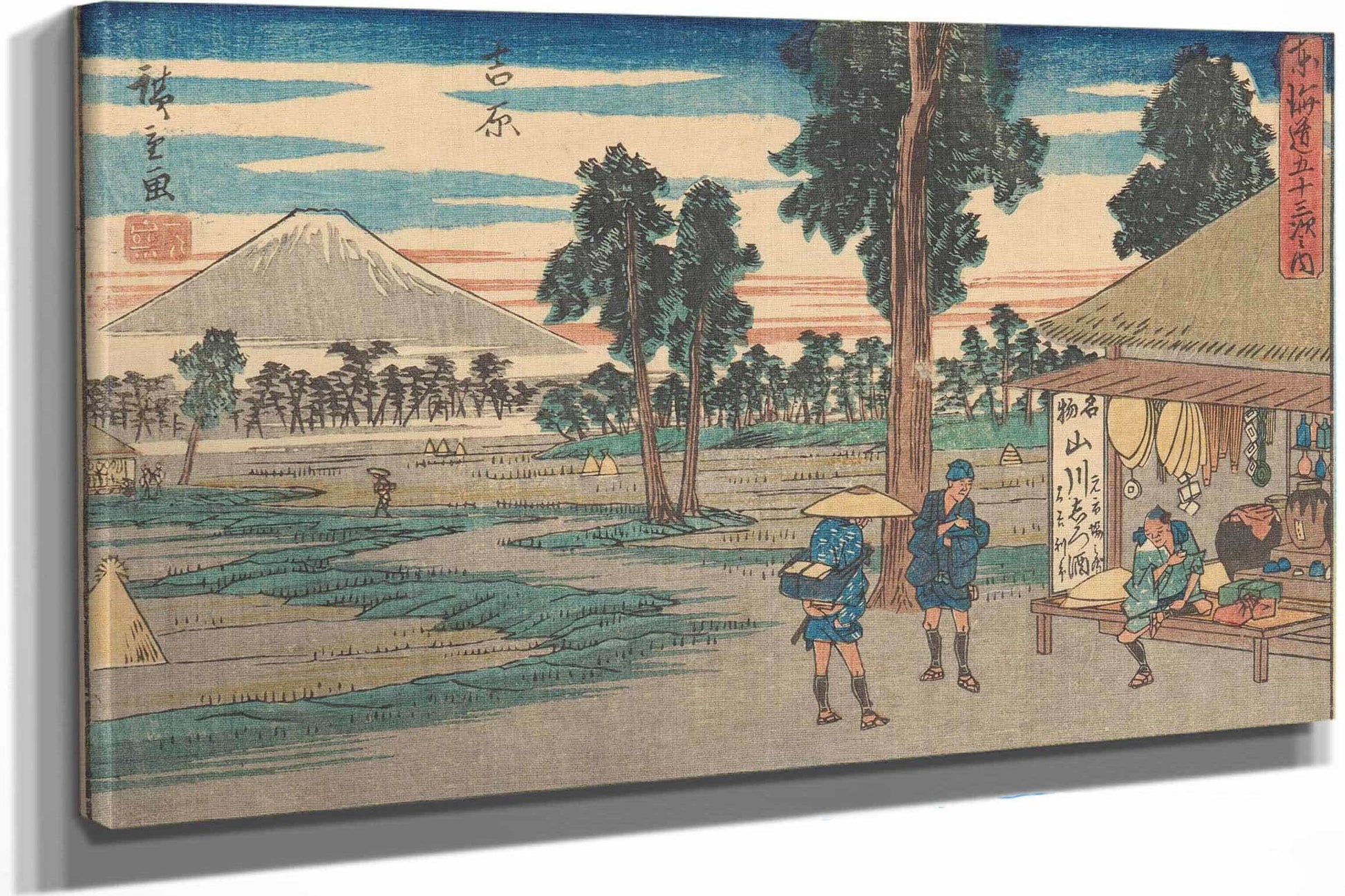 Yoshiwara   by Ando Hiroshige Posters, Prints, & Visual Artwork